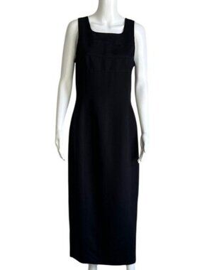Wallis Black Sleeveless Long Dress